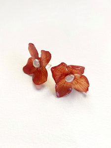 Flower earrings AMBER