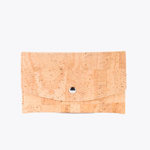Cork envelope wallet NATURAL