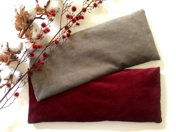 Organic cotton cherry stone pillow CORDUROY