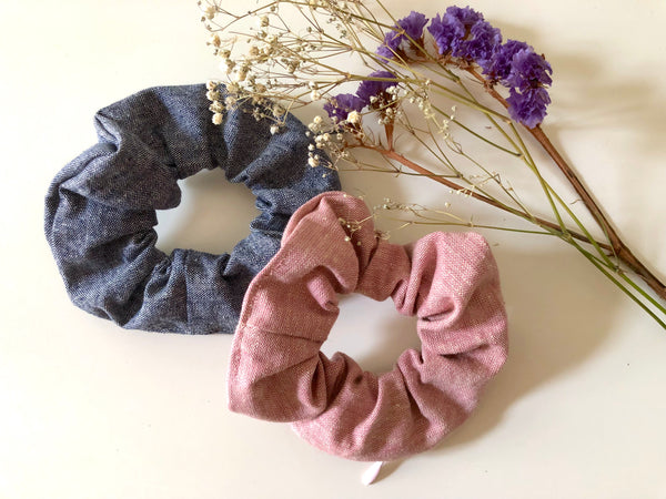 Recycled hemp & organic cotton scrunchie HEYA