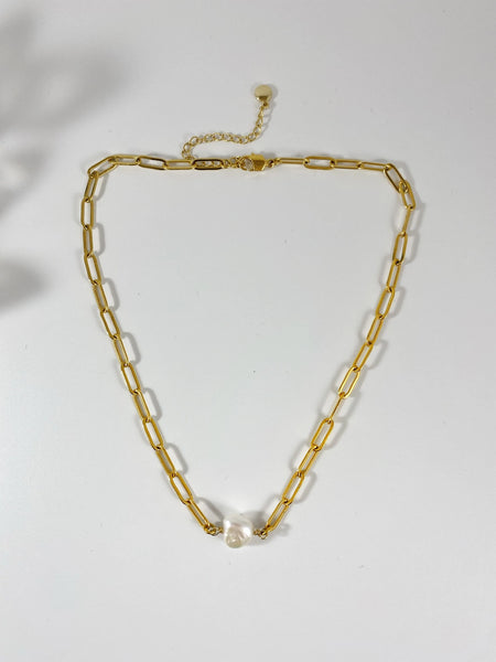 Brass necklace MALATI