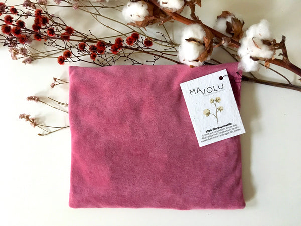 Organic cotton cherry stone pillow VELVET